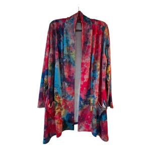 Lily by Firmania Vibrant Floral Kimono XXXL